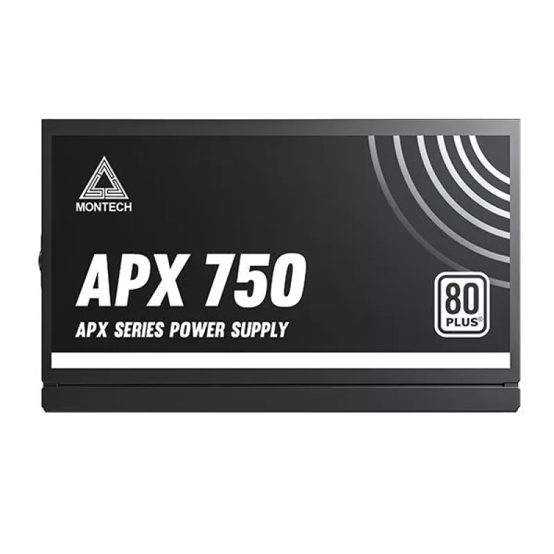 Montech APX750 maitinimo blokas 750 W 20+4 kontaktų ATX ATX juodas