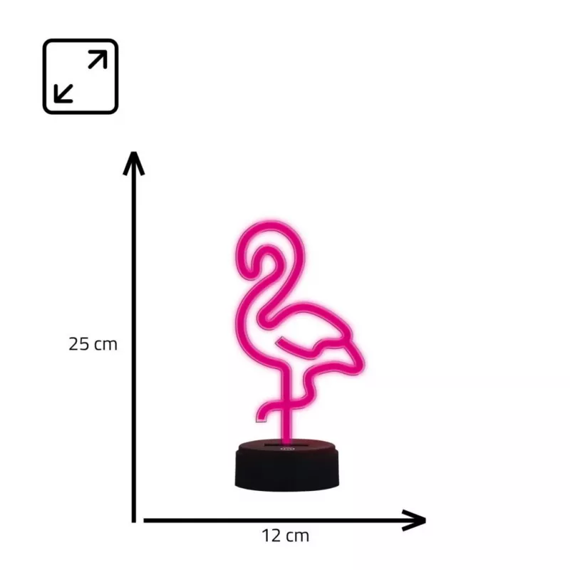 Stalo / Dekoratyvinė LED lempa MANTA SNL79PK rožinis flamingas – LED dekoratyvinė šviesa