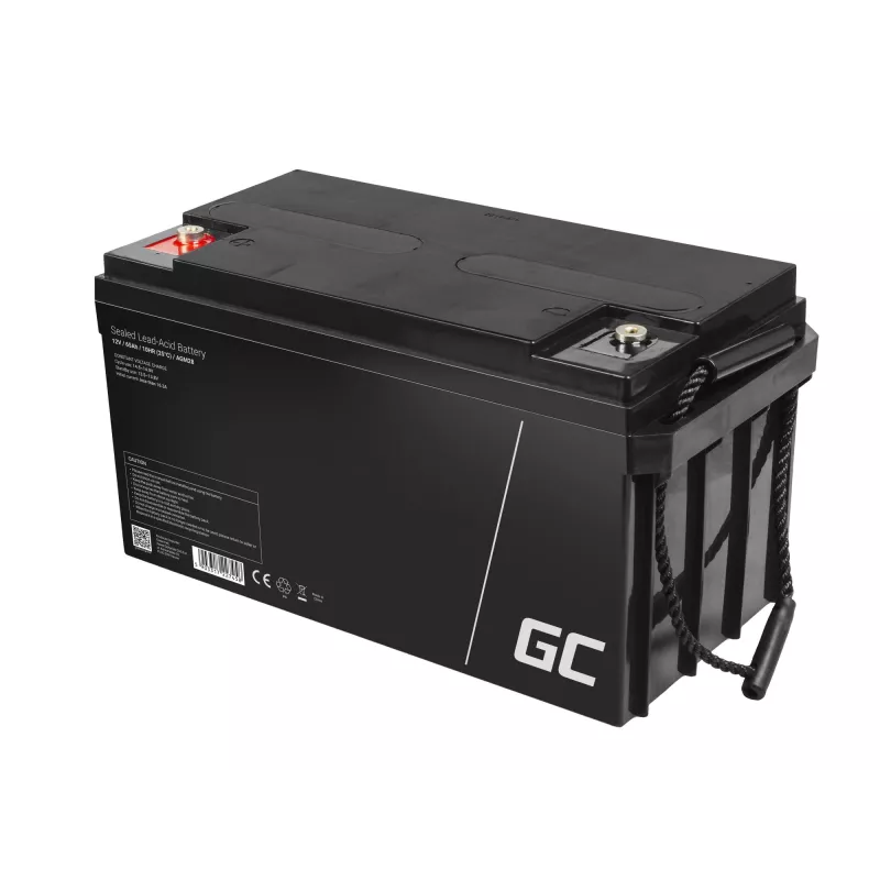 Baterija Green Cell AGM28 pramoninė įkraunama sandari švino rūgštinė (VRLA) 12 V 65000 mAh, 1 vnt., 20 kg