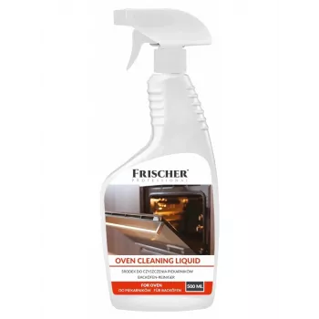 Orkaitės valiklis FRISCHER FR00003_500 — valymo skystis, 500 ml purškimo buteliukas juodoms detalėms
