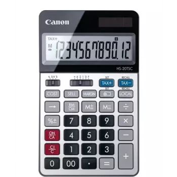 Canon HS-20TSC skaičiuotuvas Stalinis Finansinis Juoda, Sidabrinė