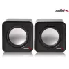 2 krypčių PC garsiakalbis Audiocore AC870 B — 3 W RMS, laidinis USB maitinimas, 3,5 mm įvestis, 2.0 kanalai