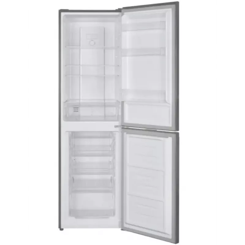 Šaldytuvas-šaldiklis MPM MPM-248-FF-58 — laisvai pastatomas 248 l (bendra 265 l), apatinis šaldiklis 82 l, No Frost, tamsaus inokso spalvos