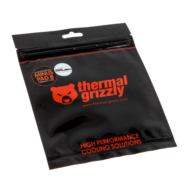Thermal Grizzly | Minus Pad 8 - 30 x 30 x 2.0 mm | N/A | Temperatūros diapazonas: -100°C / +250°C