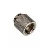 Bitspower adapteris G1/4 col. AG į G1/4 col. IG - 15 mm, juodas blizgus