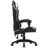Žaidimų kėdė CANYON Core SGCH2 — juoda/baltos spalvos, ergonomiškas dizainas, reguliuojamas aukštis