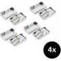 Tinklo prailginimo rinkinys ShiverPeaks 75001-SET4 Cat. 6 4 vnt.