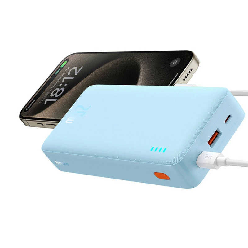 Baseus Airpow ličio polimero (LiPo) 20000 mAh mėlyna