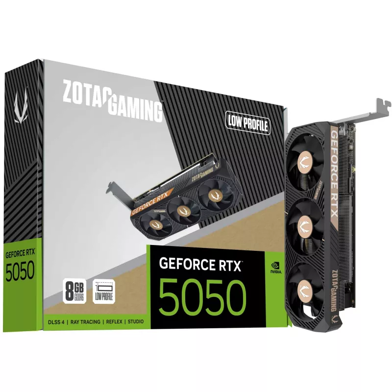 ZOTAC GeForce RTX 5050 Low Profile 8GB GDDR6 vaizdo plokštė