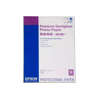 Epson Premium Semigloss Photo Paper, DIN A2, 250g/m², 25 lapai