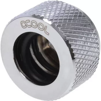 Alphacool HT 13mm HardTube Screw-In Fitting G1/4 - raižytas - Chromuotas (17188)