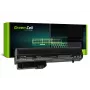 Green Cell - nešiojamojo kompiuterio baterija (atitinka: HP RW556AA, HP HSTNN-C48C) - ličio jonų - 6 elementai - 4400 mAh - juoda - skirta HP 2510p, Business Notebook nc2400, EliteBook 2530p