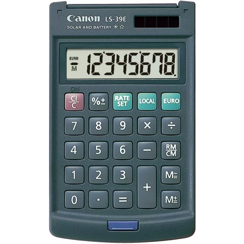 Canon LS-39E skaičiuotuvas Kišeninis Bazinis Pilka