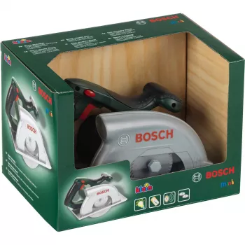 Theo Klein 8421 Bosch diskinis pjūklas I maitinamas baterijomis su sukamuoju judesiu, šviesos ir garso funkcijomis I Matmenys: 23 cm x 16 cm x 14,5 cm I Žaislas