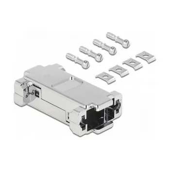Kabelio apsauginis gaubtas DeLOCK 66813 Korpusas 2 x D-Sub 9 kontaktams