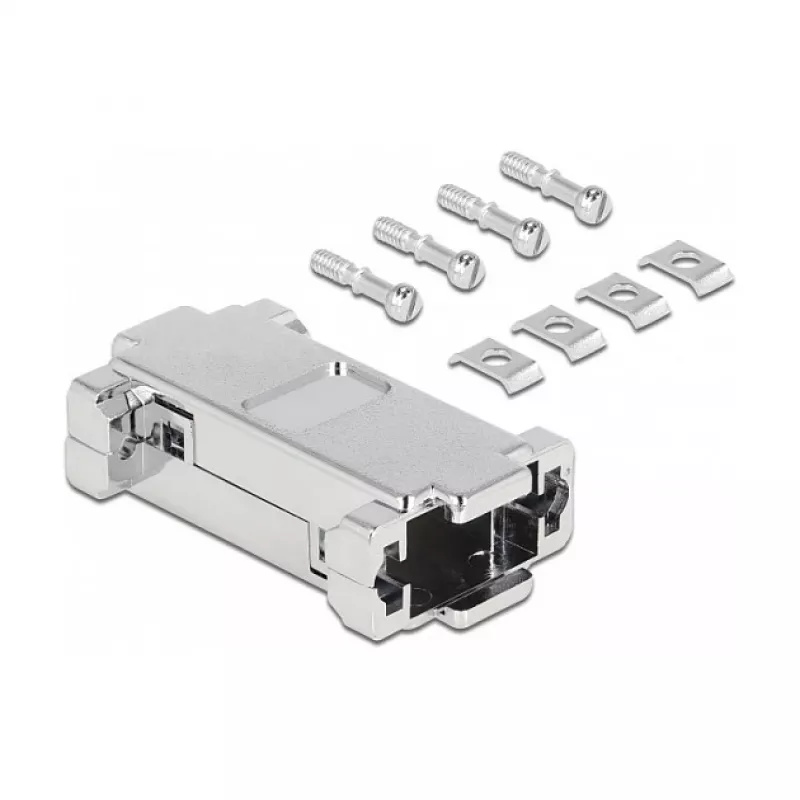 Kabelio apsauginis gaubtas DeLOCK 66813 Korpusas 2 x D-Sub 9 kontaktams