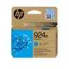 HP 924e EvoMore Cyan Original kasečių rašalas, didelės (XL) talpos, mėlynas, 1 vnt., 800 puslapių, vienetinis paketas