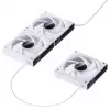 Aušinimo ventiliatorius Jonsbo ZK-120W 3in1 A-RGB baltas — 120 mm, A-RGB apšvietimas