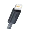 Baseus Dynamic Series laidas USB į Lightning, 2,4A, 1m (pilkas)
