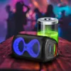 Nešiojamasis muzikos centras MANTA SPK0401B100 Bluetooth garsiakalbis, 100 W pikinė galia, FM radijas, karaoke, įmontuota baterija, X-BASS