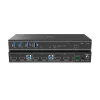 Lindy 2 prievadų dviejų ekranų HDMI 4K60, USB 3.0 KVM jungiklis, 4096 x 2160 pikselių, 4K Ultra HD, juodas