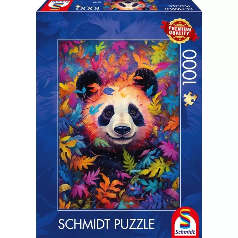 Panda Bear in the Rainbow Forest, dėlionė 1000 dalių