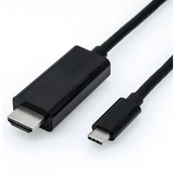 Vaizdo kabelio adapteris ROLINE 11.04.5841 USB Type-C į HDMI 2 m juodas