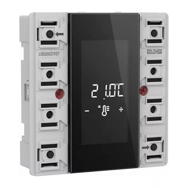 Room controller module jung LS 5292 D1 ST KNX Kompakt-Raumcontroller 2‑gang F50