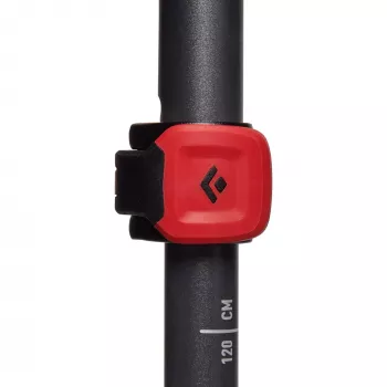 Žygio lazdos Pursuit Shock M/L, treniruoklis pilka/raudona, 1 pora, 125-140 cm
