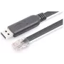 Konsolės laidas - USB A - RJ45 - juodas