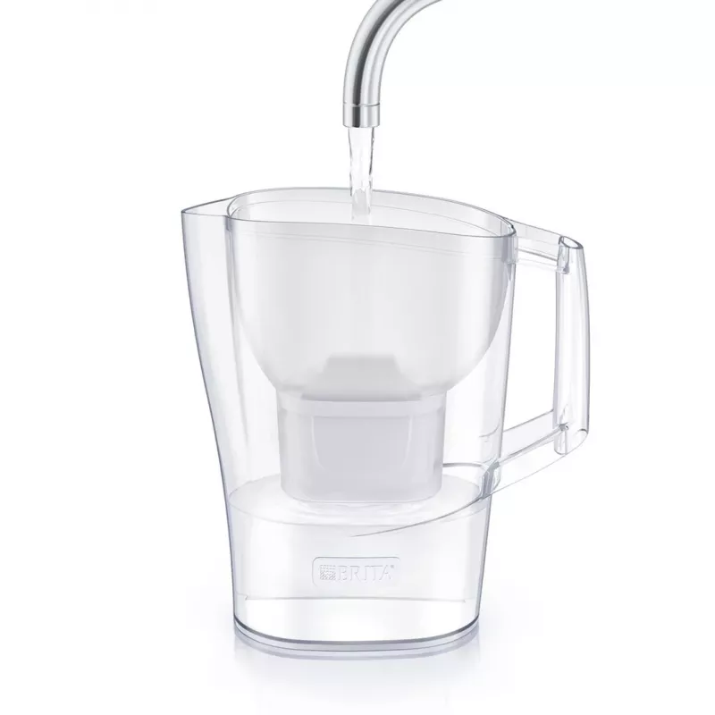 Brita Aluna 2,4 l ąsotis + 2 Maxtra kasetės, balta