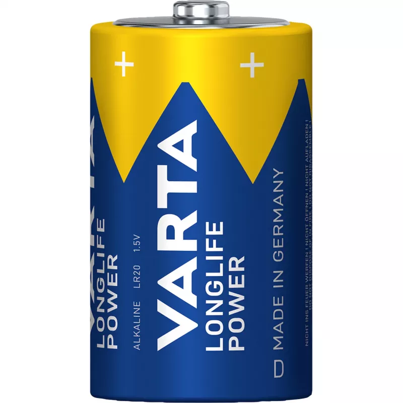 Baterija Varta LONGLIFE Power D — 2 vnt.