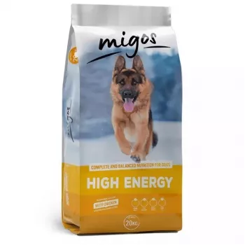 MIGOS High Energy Chicken - sausas šunų maistas - 20kg