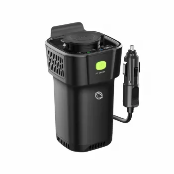 Nuolatinės srovės į kintamos srovės keitiklis MANTA MPI201C 150W — 150 W nuolatinė galia, nuolatinės srovės įėjimas į kintamos srovės išėjimą