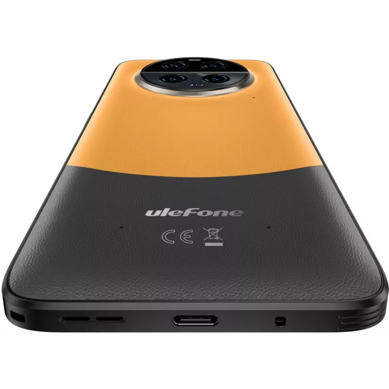 Pramoninis išmanusis telefonas UleFone Armor 23 Ultra 5G — 12GB RAM, 512GB atminties, oranžinis
