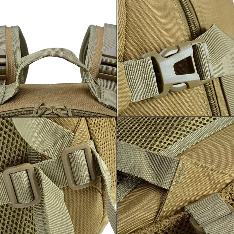 Extralink karinė taktinė kuprinė 30 l – vyriška kelioninė ir lauko karinė mokyklinė kuprinė