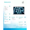 “MacBook Air 15,3 colio: M4 10/10, 16GB, 512GB, 35W - Dangaus mėlyna - MC7A4ZE/A/D1”