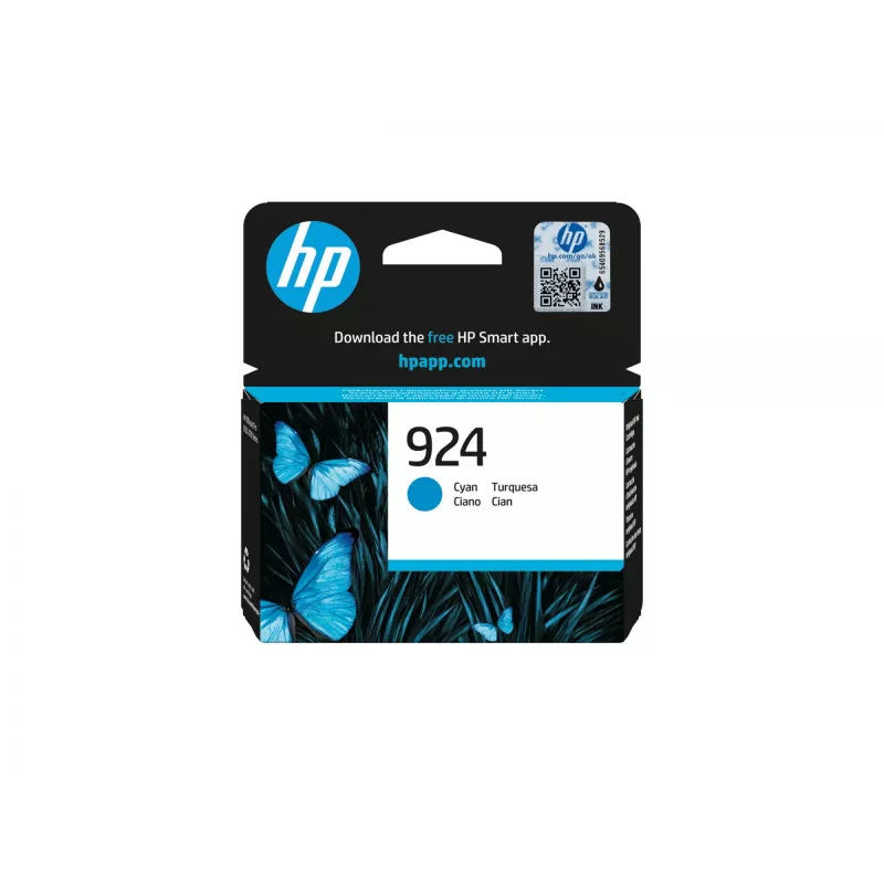 HP 924 žydra originali rašalo kasetė