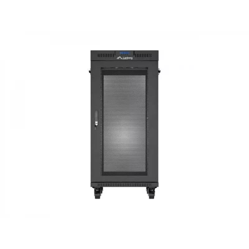Laisvai pastatoma stovo spinta LANBERG FF01-6824-23BL 24U 600×800 mm juoda