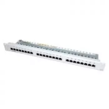 VALUE Cat. 5e 48,30cm (19)-Patchpanel, 24P, ekranuotas, šviesiai pilkas (26.99.0329)