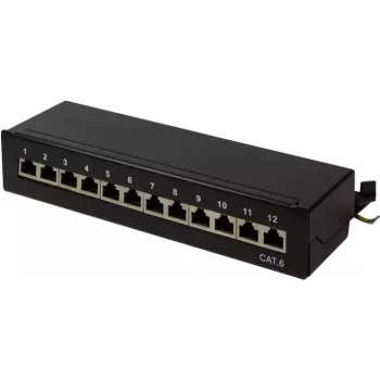 LogiLink Distribution Panel 19Schrankeinau Cat6 STP16Ports Pilka