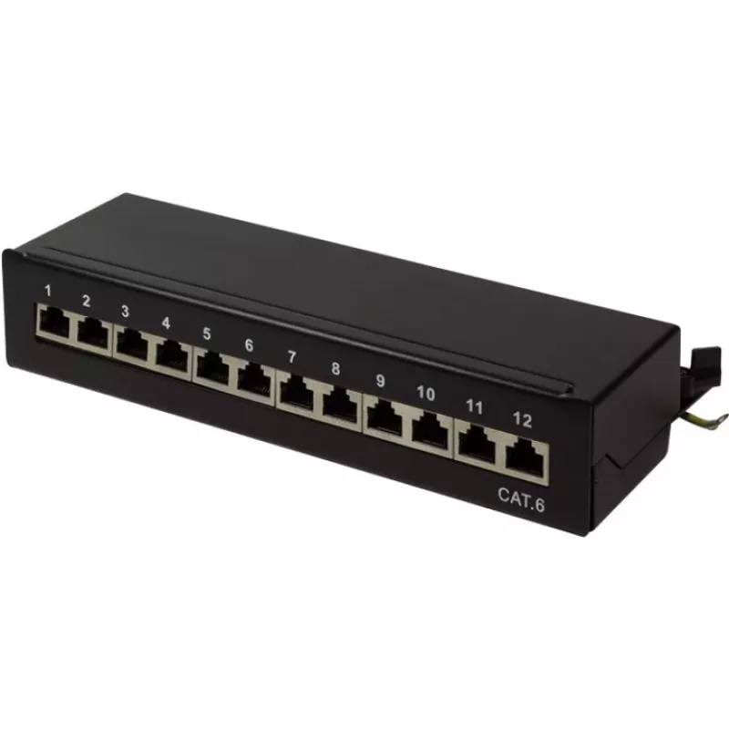 LogiLink Distribution Panel 19Schrankeinau Cat6 STP16Ports Pilka