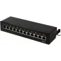 LogiLink Distribution Panel 19Schrankeinau Cat6 STP16Ports Pilka