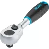 HiPer Fine-Tooth Reversible Ratchet 863HP, 1/4 (juoda / mėlyna, darbo kampas 4°, rutulinis fiksatorius)