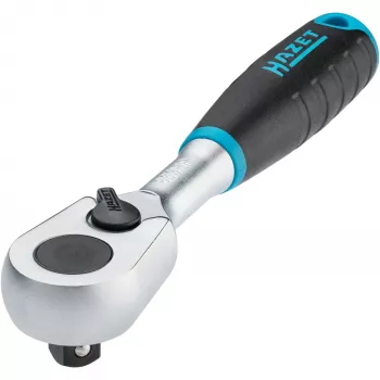 HiPer Fine-Tooth Reversible Ratchet 863HP, 1/4 (juoda / mėlyna, darbo kampas 4°, rutulinis fiksatorius)