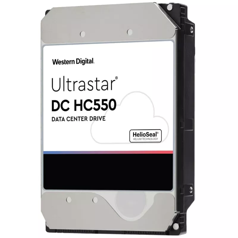 Western Digital Ultrastar DC HC550 18 TB 3,5 colio SAS 12 Gb/s įmonių kietasis diskas (HDD), 7200 aps./min., 512 MB (0F38353 / WUH721818AL5204)