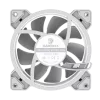 Gamemax | Korpuso ventiliatorius | DUAL RING INFINITY | Balta