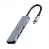Gembird A-CM-COMBO5-03 USB Type-C 5-in-1 kelių prievadų adapteris (USB šakotuvas + HDMI + PD)