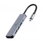 Gembird A-CM-COMBO5-03 USB Type-C 5-in-1 kelių prievadų adapteris (USB šakotuvas + HDMI + PD)