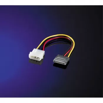 Maitinimo adapterio kabelis ROLINE 4 kontaktų HDD į SATA 0,15 m